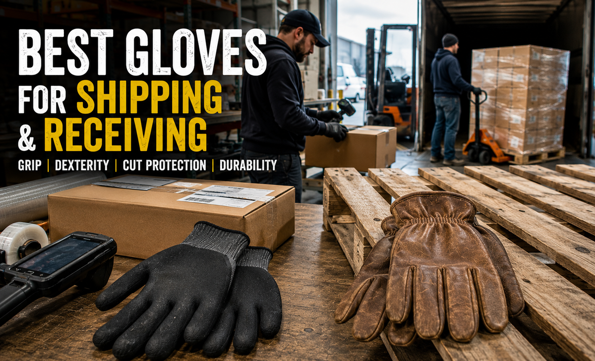 Best Gloves for Shipping & Receiving: Grip, Scanners, Pallets & Freight