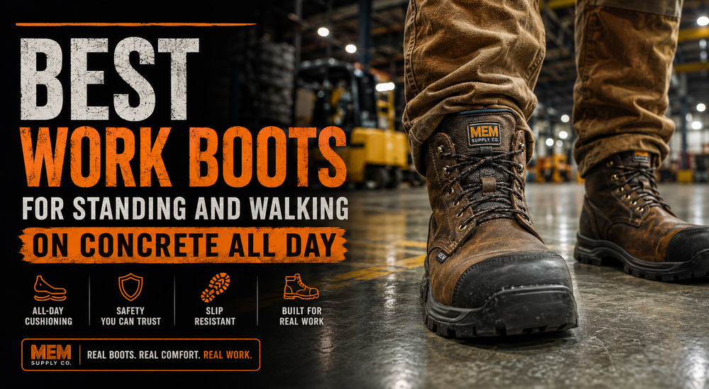 Best Work Boots for Standing and Walking on Concrete All Day