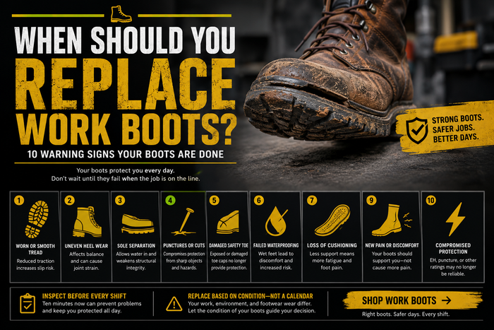 When Should You Replace Work Boots? 10 Signs Your Boots Are Done