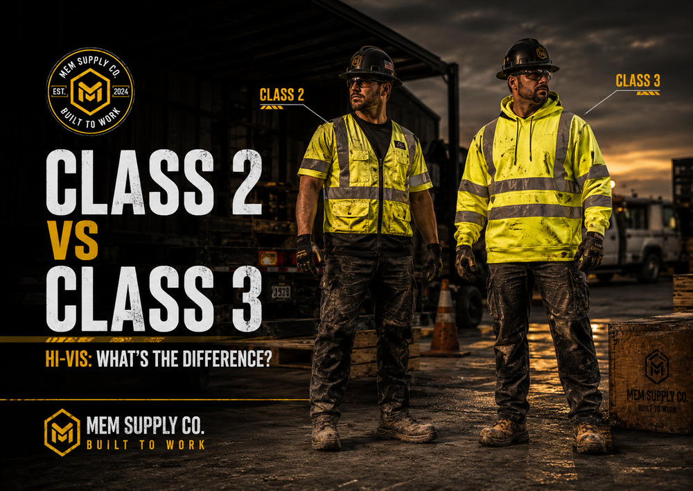 Class 2 vs. Class 3 Hi-Vis: What’s the Difference?