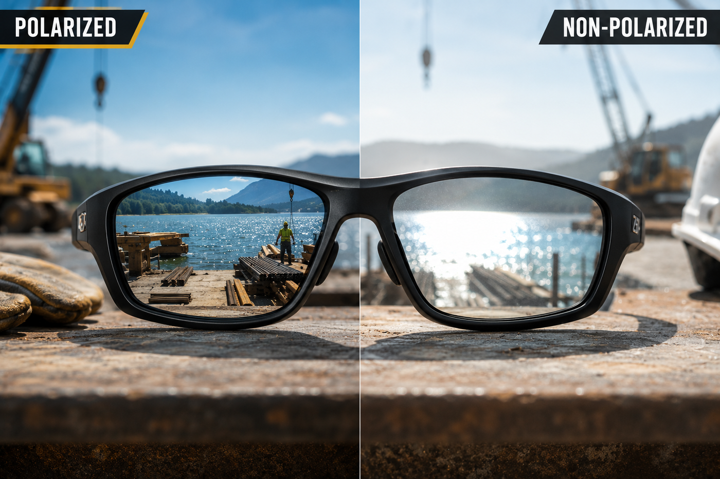 Polarized vs. Non-Polarized Sunglasses for Work: What’s the Difference?