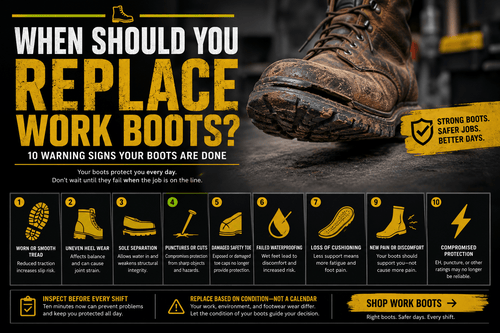 When Should You Replace Work Boots? 10 Signs Your Boots Are Done - MEM Supply Co.