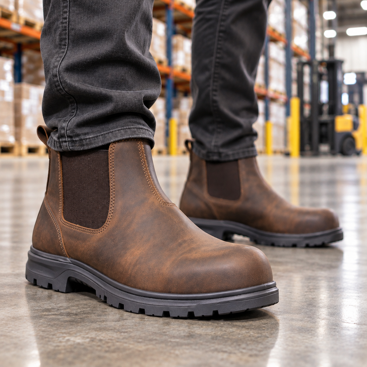 Composite Toe Chelsea Work Boots