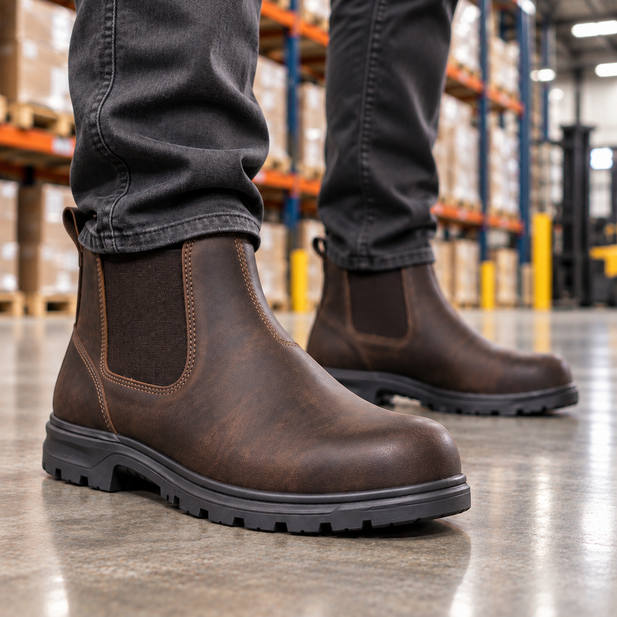 Soft Toe Chelsea Work Boots