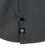 Demons Behind Me Performance Tech Hybrid Stretch Shirt – Gunmetal