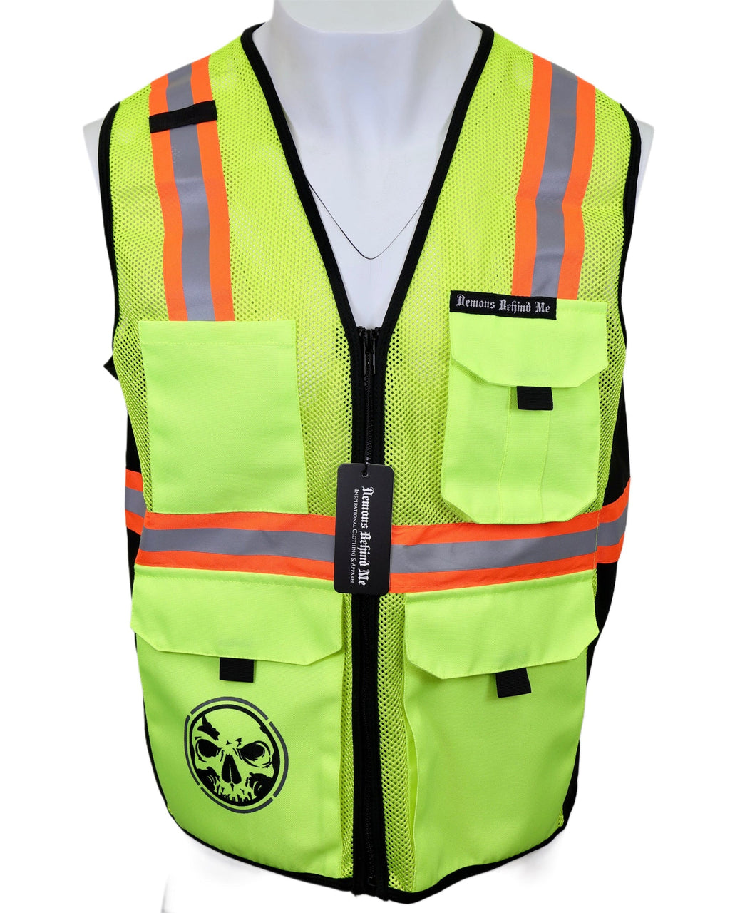 Demons Behind Me Class 2 Hi-Vis Stretch-Panel Vest