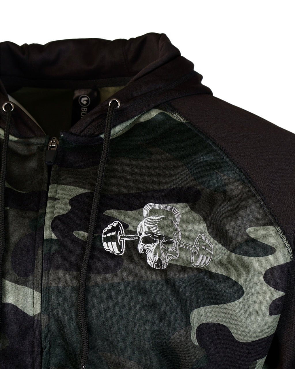 Demons Behind Me Performance Tech Fleece Zip-Up Hoodie