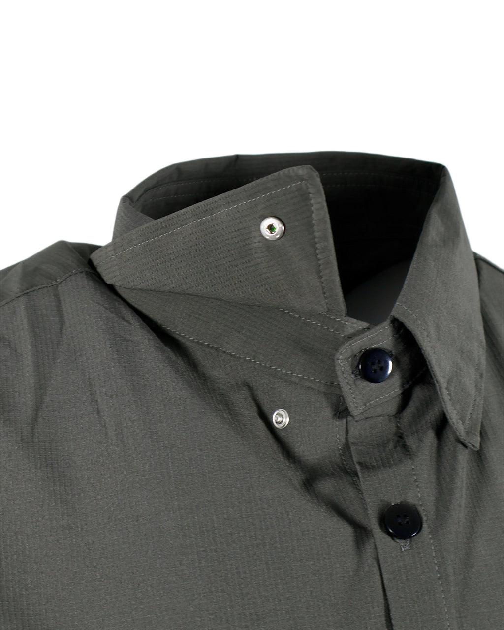 Demons Behind Me Performance Tech Hybrid Stretch Shirt – Gunmetal