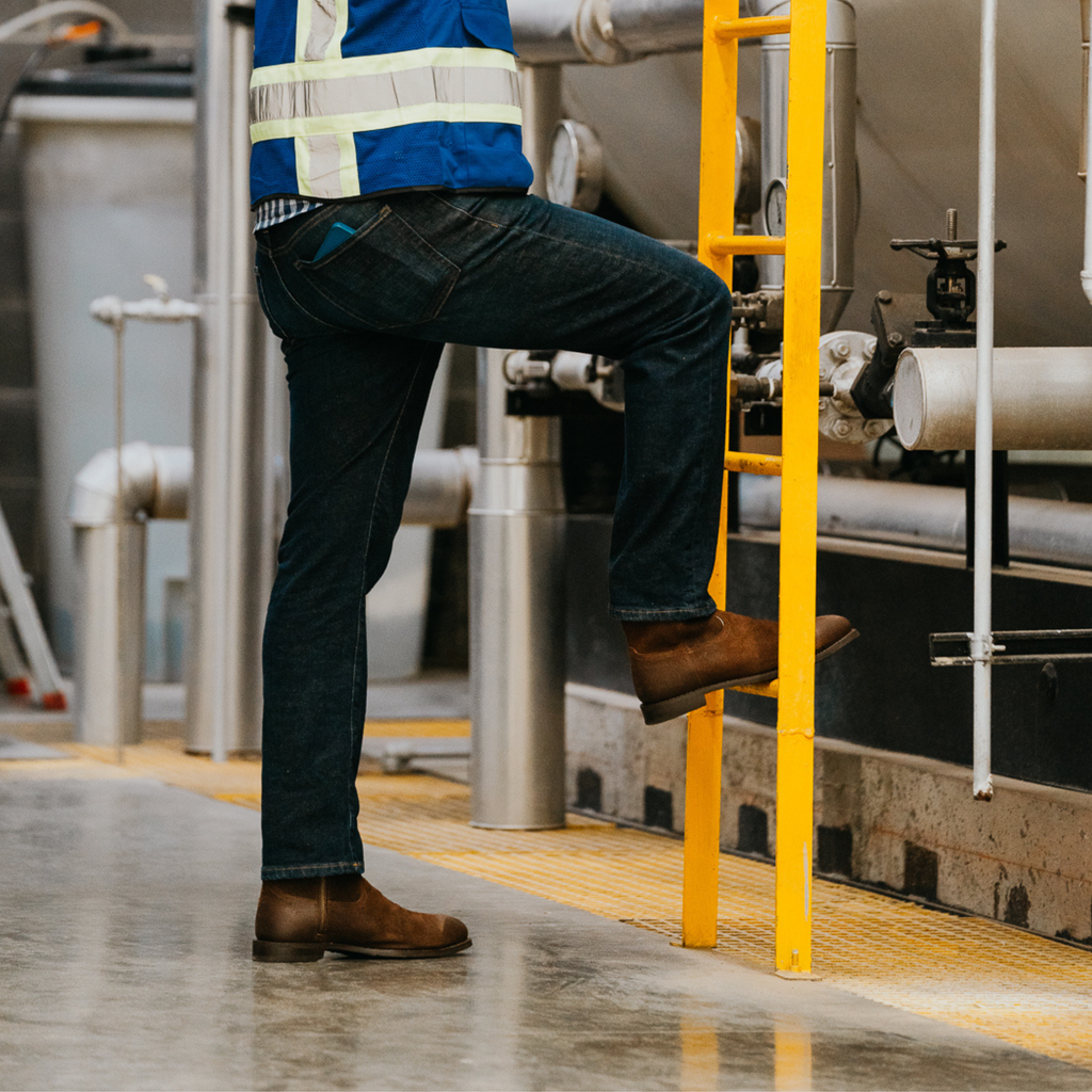 Proxon Fulton Steel Toe Western Work Boot – Moka