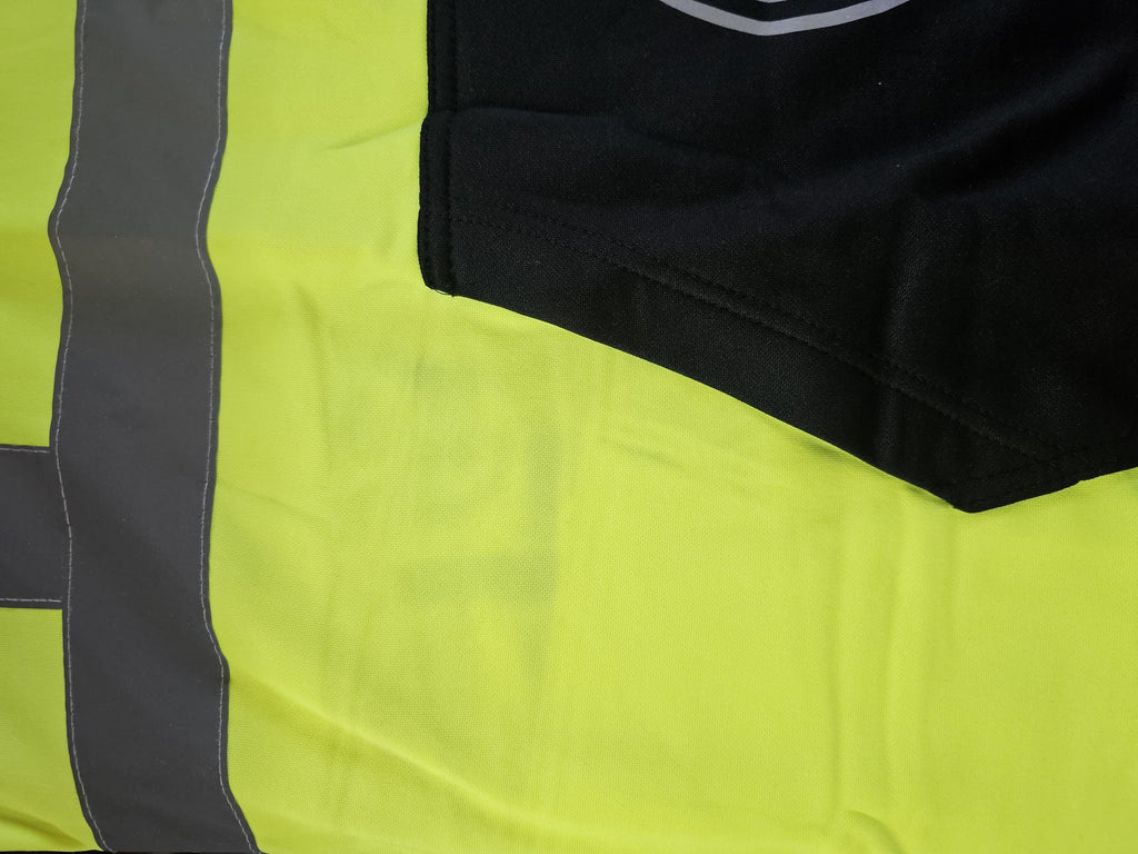 Demons Behind Me Class 3 Hi-Vis Hoodie – Dye-Bleed Final Sale