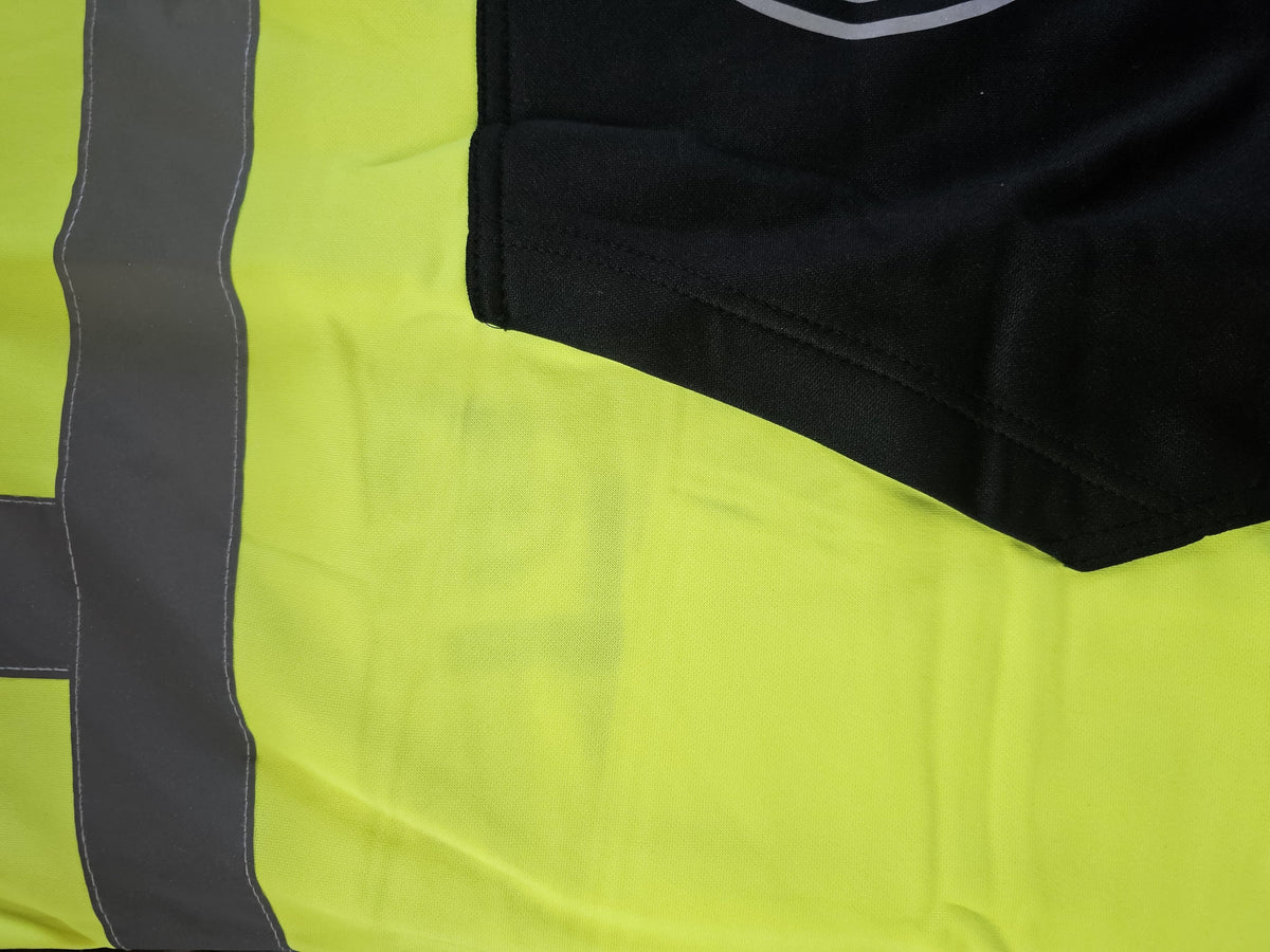 Demons Behind Me Class 3 Hi-Vis Hoodie – Dye-Bleed Final Sale