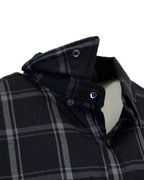 Demons Behind Me Gentleman Black & Gray Flannel Shirt