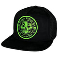Demons Behind Me Clover Trucker Hat – Black