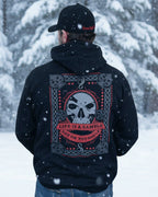 Demons Behind Me Gambler 3D Puff Pullover Hoodie