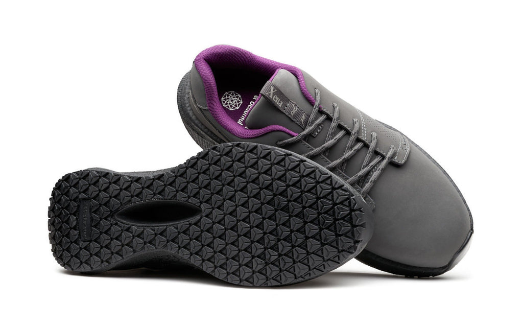 Xena Astra women’s work sneakers in Charcoal Gray SD