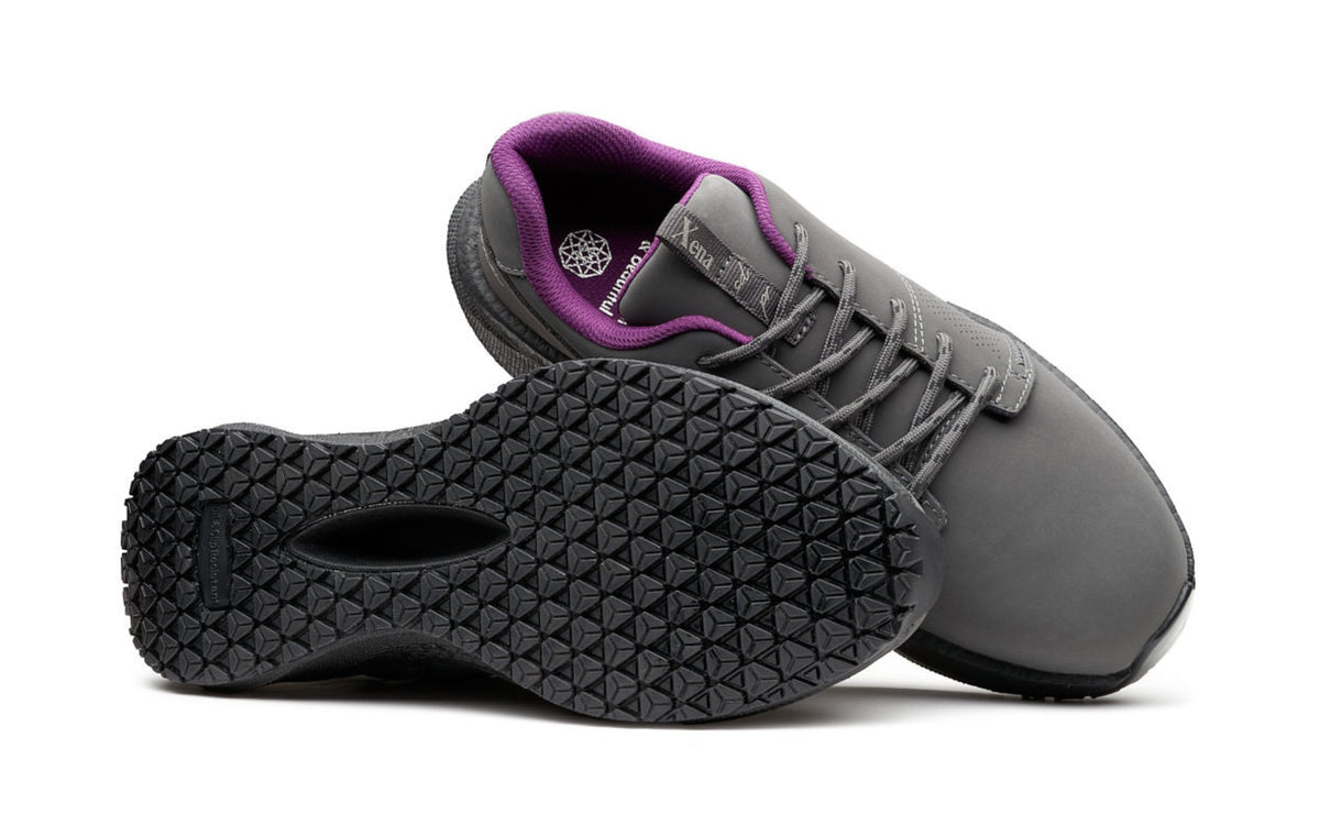 Xena Astra women’s work sneakers in Charcoal Gray SD