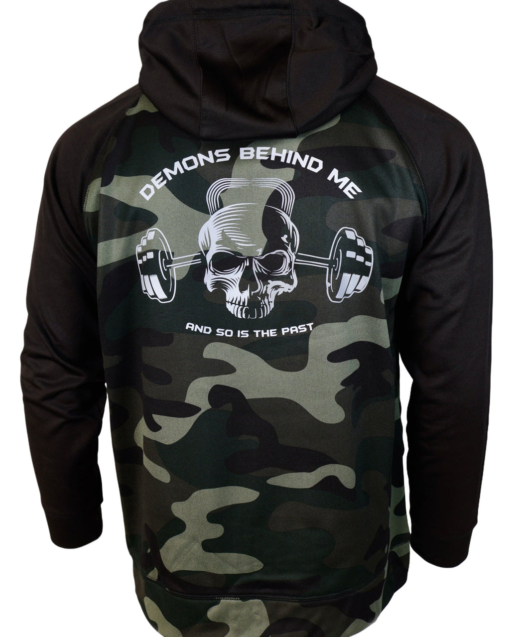 Demons Behind Me Performance Tech Fleece Zip-Up Hoodie