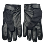 Demons Behind Me Leather-Palm Riding Gloves – Patriotic Logo