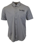 Demons Behind Me Micro-Perforated 4-Way Stretch Button-Up Shirt