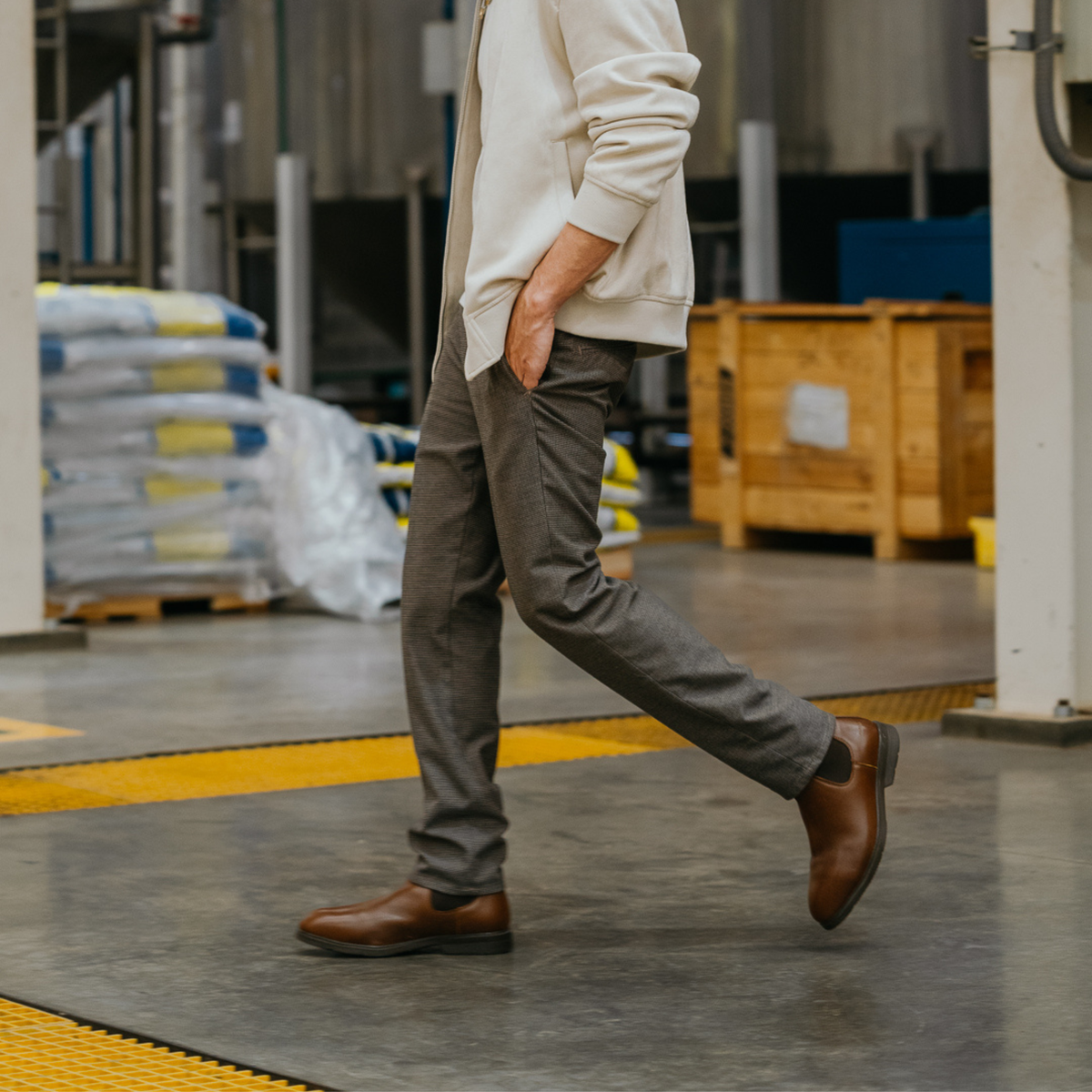Proxon Tulsa Steel Toe Chelsea Work Boot – Amber