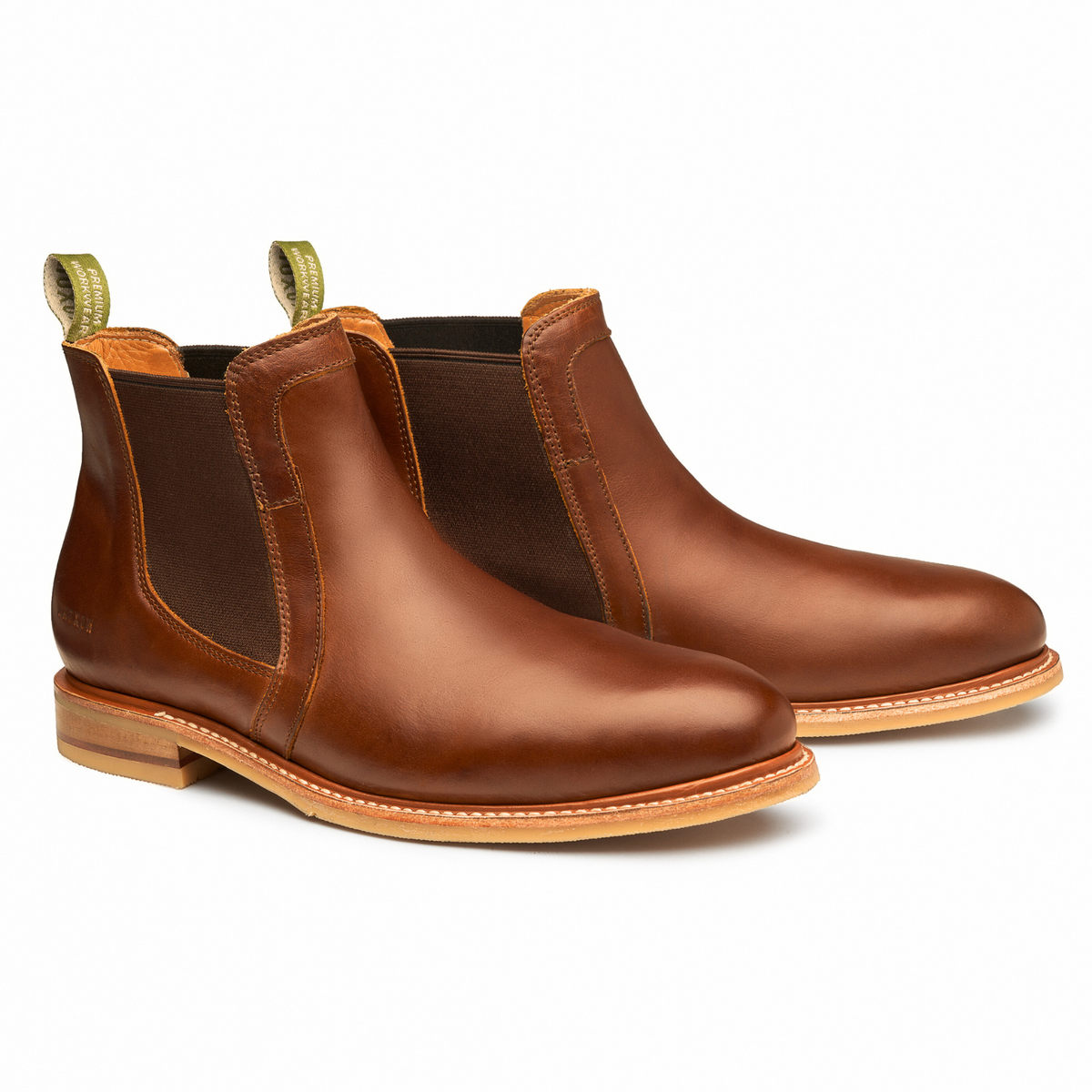 Proxon Rainer Soft Toe Chelsea Work Boot – Tobacco