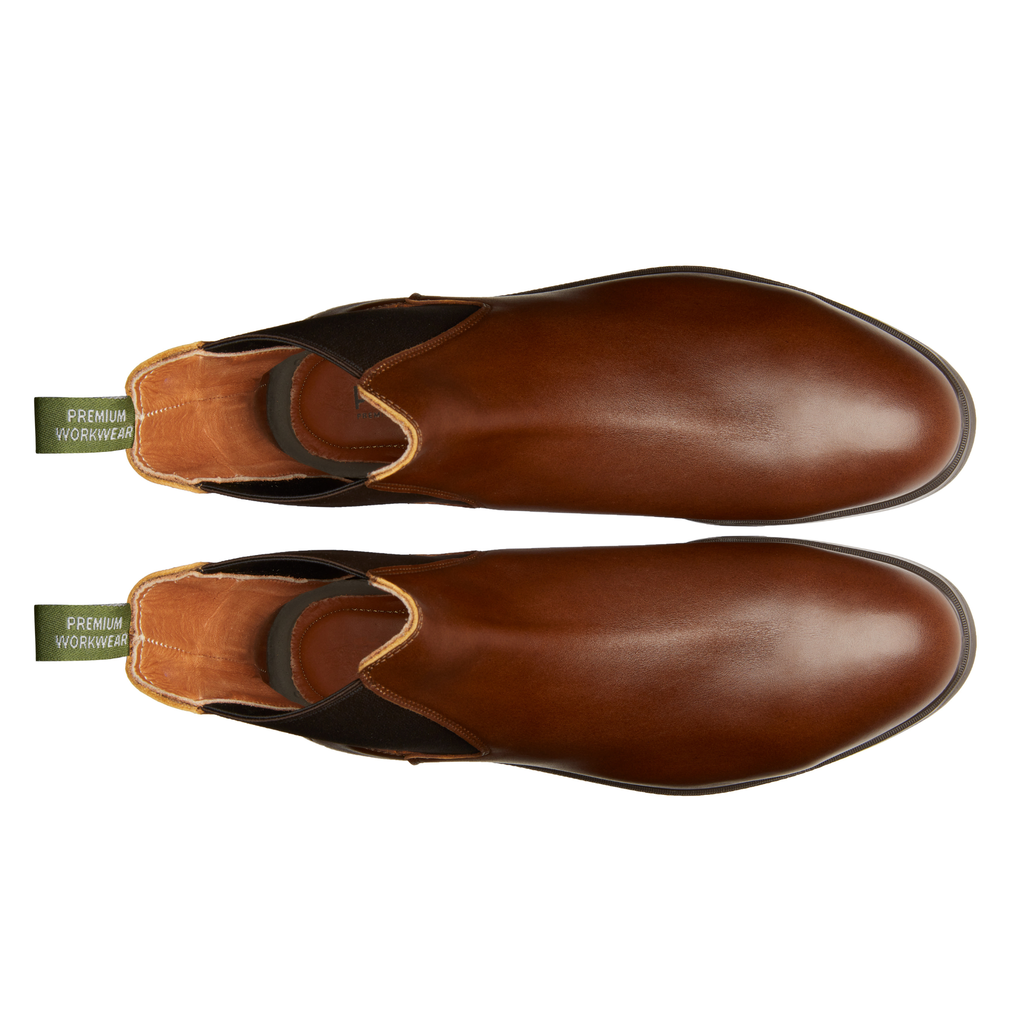 Proxon Tulsa Steel Toe Chelsea Work Boot – Amber