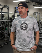 Demons Behind Me Classic Logo Camo-Hex Performance T-Shirt