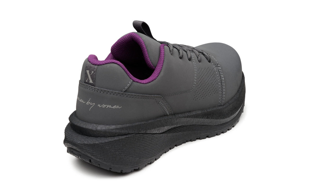 Xena Astra women’s work sneakers in Charcoal Gray SD