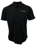 Demons Behind Me Micro-Perforated 4-Way Stretch Button-Up Shirt