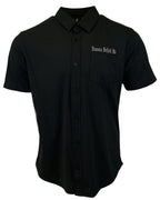 Demons Behind Me Micro-Perforated 4-Way Stretch Button-Up Shirt