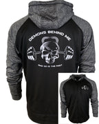 Demons Behind Me Performance Tech Fleece Zip-Up Hoodie