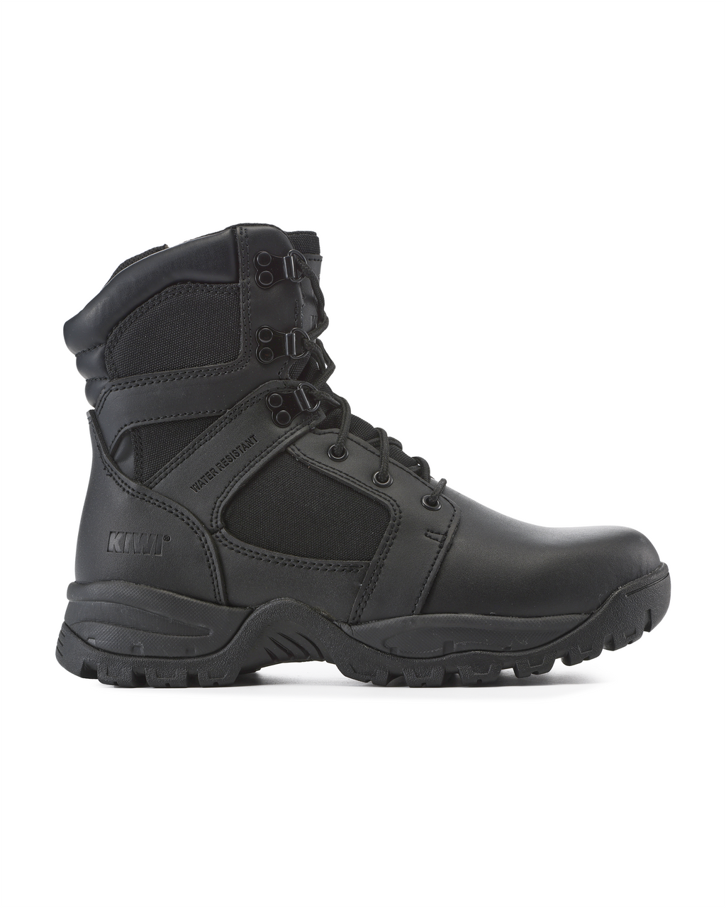 Kiwi Rugged 7" Water-Resistant Soft Toe Tactical Boot – Black