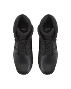 Kiwi Rugged 7" Water-Resistant Side-Zip Soft Toe Tactical Boot – Black