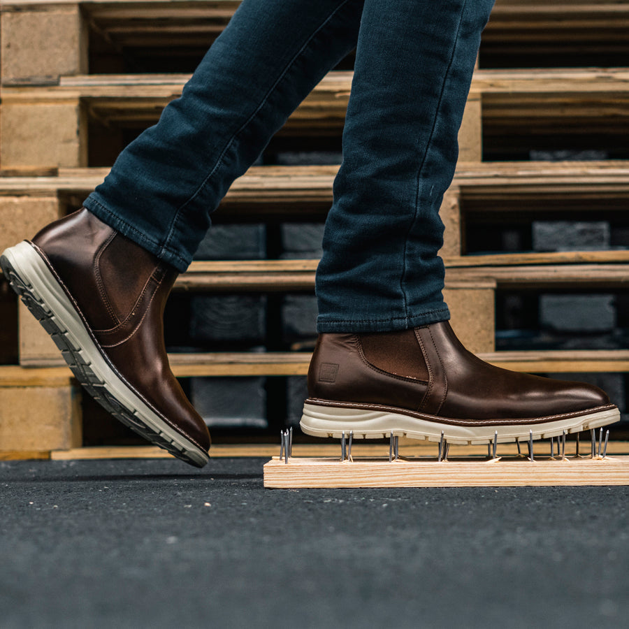 Proxon Becks Steel Toe Chelsea Work Boot – Brown