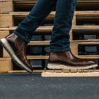 Proxon Becks Steel Toe Chelsea Work Boot – Brown