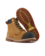 Kiwi Premium 6" Waterproof Composite Toe Cap-Toe Work Boot – Wheat