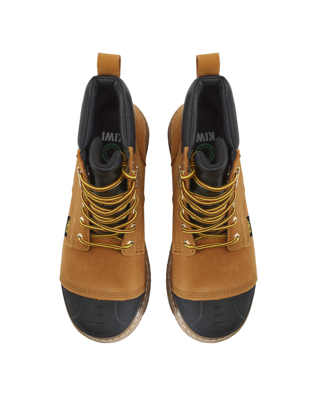 Kiwi Premium 6" Waterproof Steel Toe Cap-Toe Work Boot – Wheat