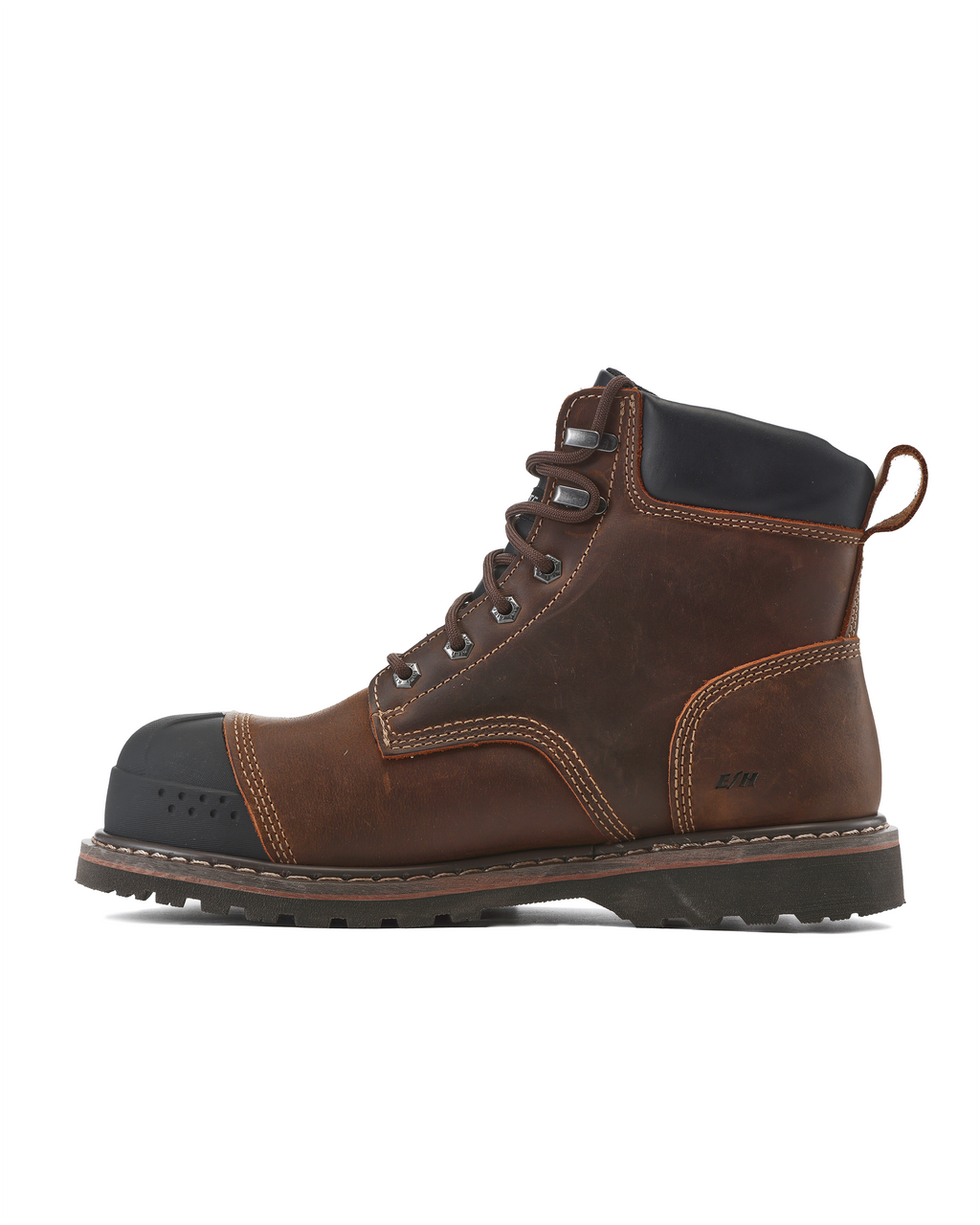 Kiwi Premium 6" Waterproof Composite Toe Cap-Toe Work Boot – Brown