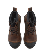 Kiwi Premium 6" Waterproof Steel Toe Cap-Toe Work Boot – Brown