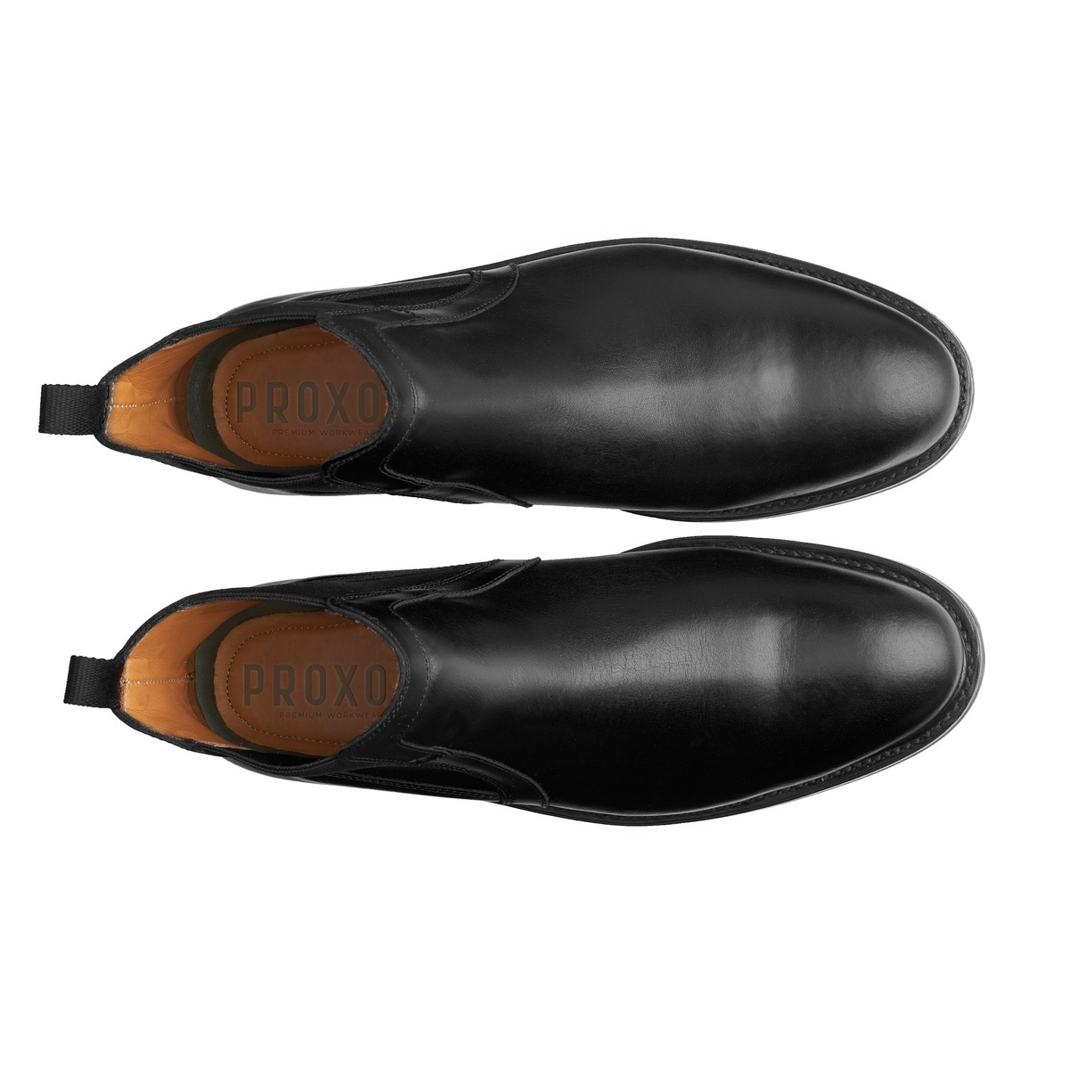 Proxon Wallace Steel Toe Chelsea Work Boot – Black
