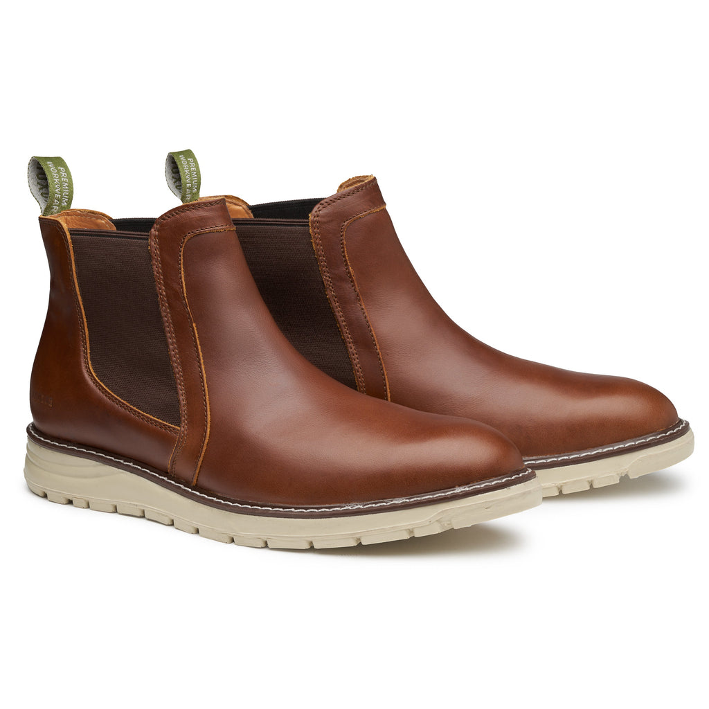 Proxon Becks Steel Toe Chelsea Work Boot – Amber