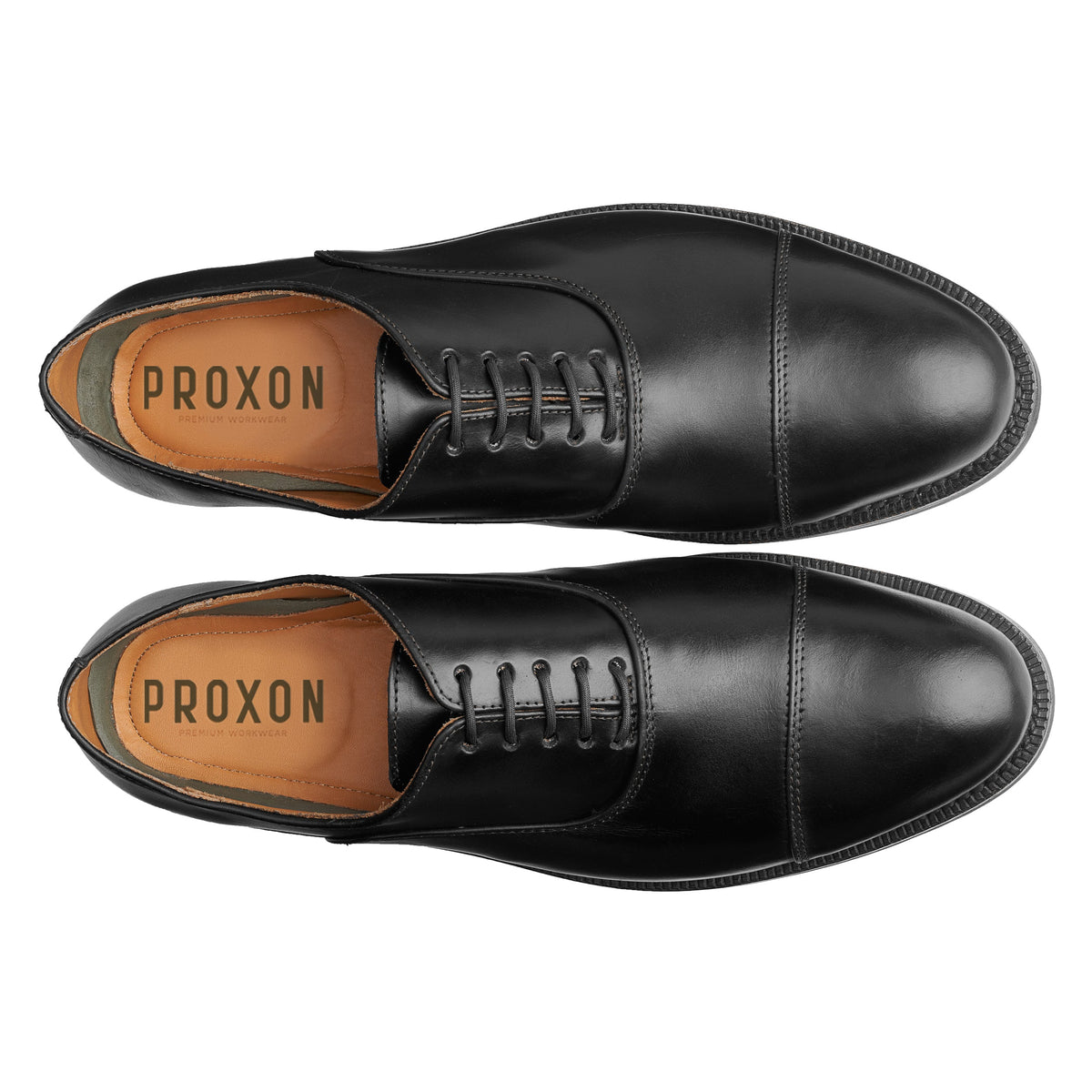 Proxon CEO Steel Toe Executive Work Shoe – Black