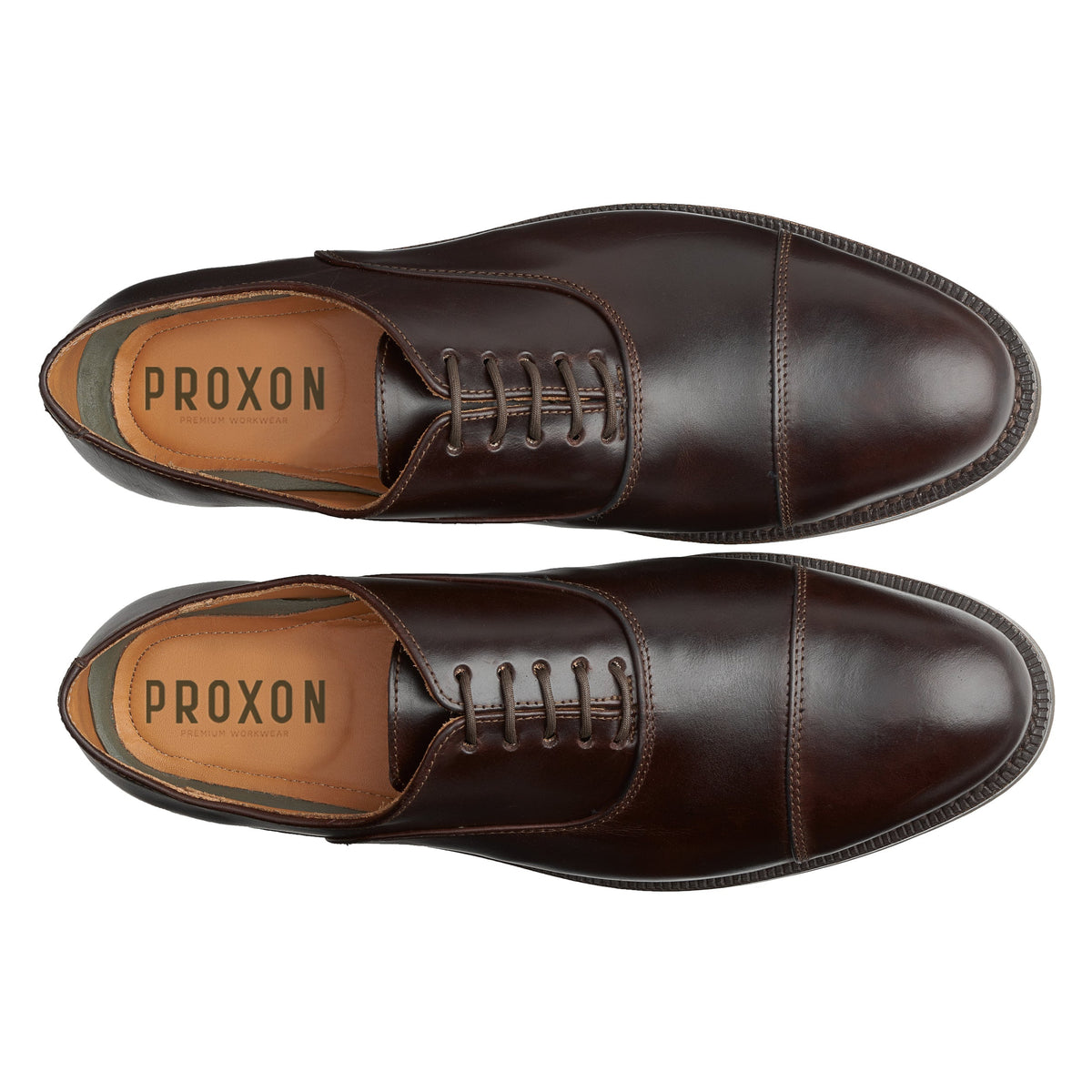 Proxon CEO Steel Toe Executive Work Shoe – Brown