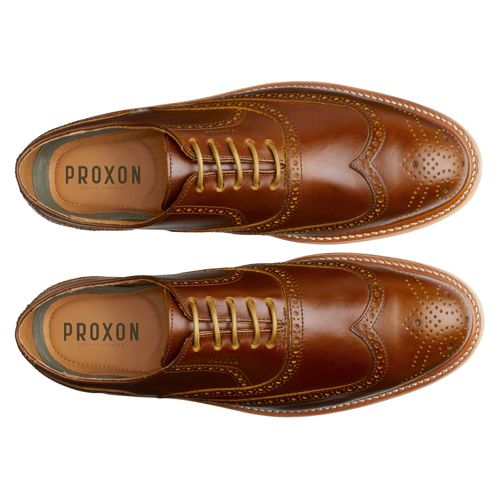Proxon Pilot Steel Toe Oxford Work Shoe – Amber