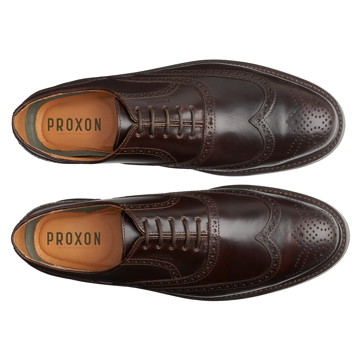 Proxon Pilot Steel Toe Oxford Work Shoe – Brown