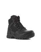 Kiwi Rugged 6" Waterproof Soft Toe Side-Zip Tactical Boot – Black