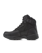 Kiwi Rugged 6" Waterproof Soft Toe Side-Zip Tactical Boot – Black