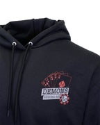 Demons Behind Me Gambler 3D Puff Pullover Hoodie