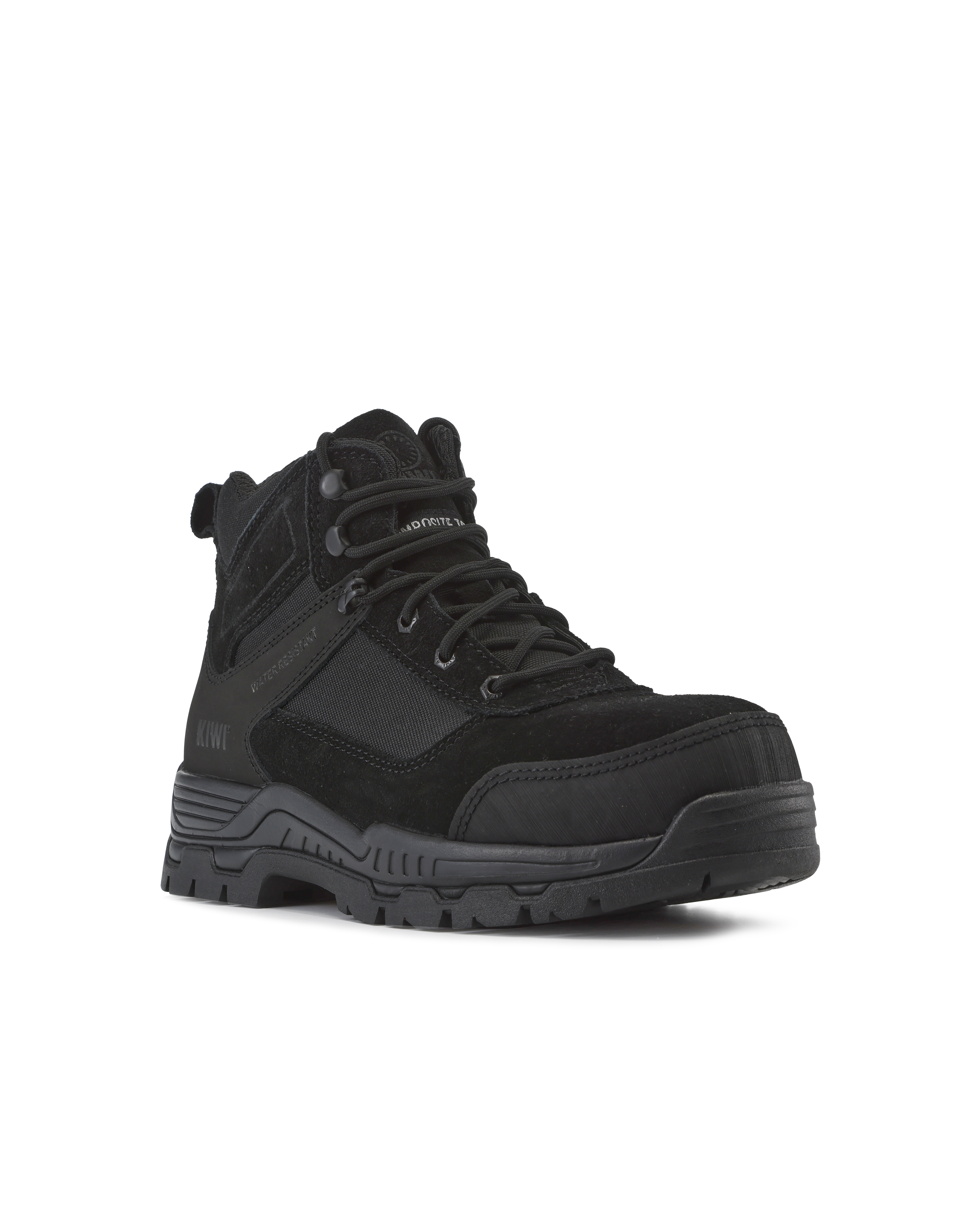 Kiwi Trek 5" Water-Resistant Composite Toe Work Boot – Black