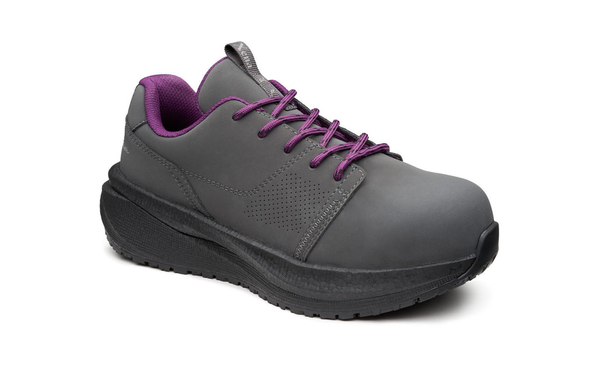 Xena Astra women’s work sneakers in Charcoal Gray SD